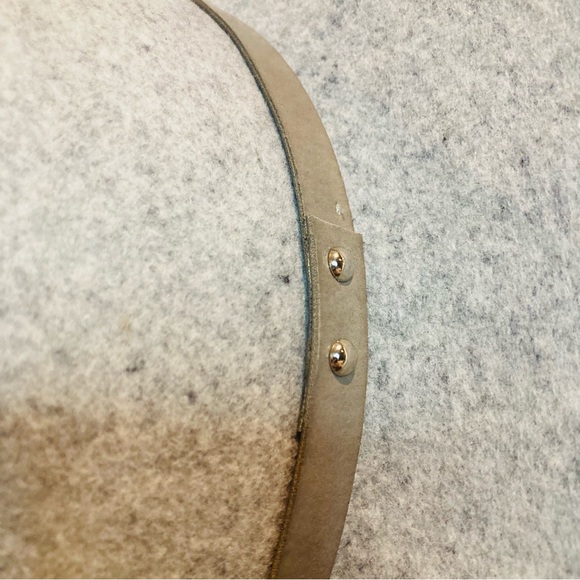 CLUB MONACO 24” 100% Wool Wide Brim Made In Italy Fedora Style Hat - Picture 3 of 6